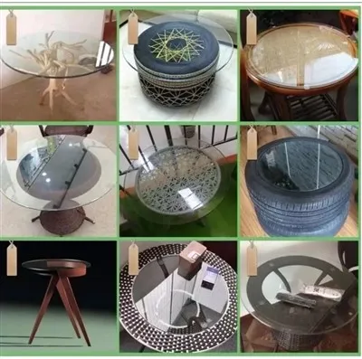 Okruglo kaljeno staklo